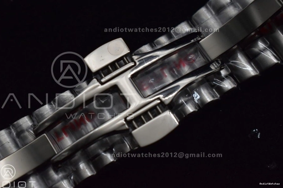 A SS 529 Chronomat Factory Dial Best Automatic SoftTouch GMT Bracelet 40mm 1:1 Edition BLS on Breitling Grey 0715